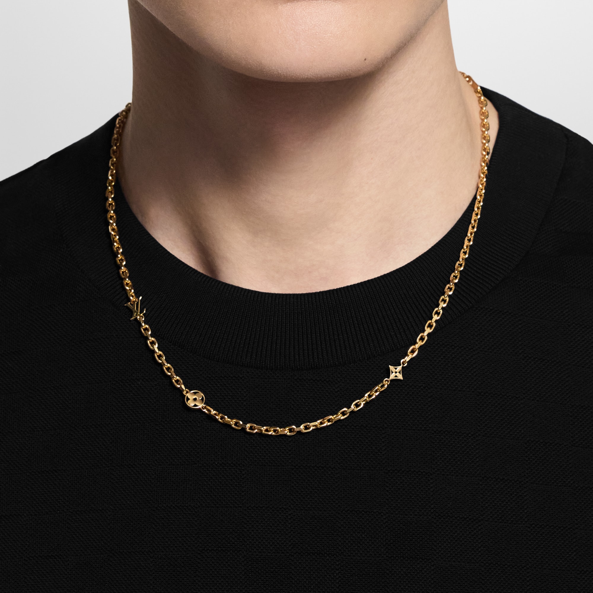 LV Iconic Enamel Necklace - Brown Necklace - M02146 | Louis Vuitton